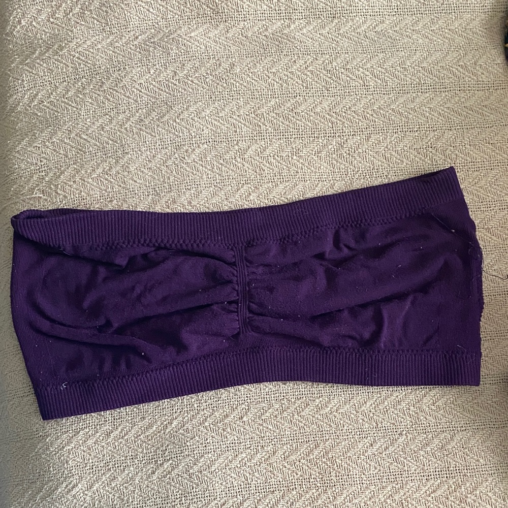 Last chance!! Elegant Purple Bandeau Top